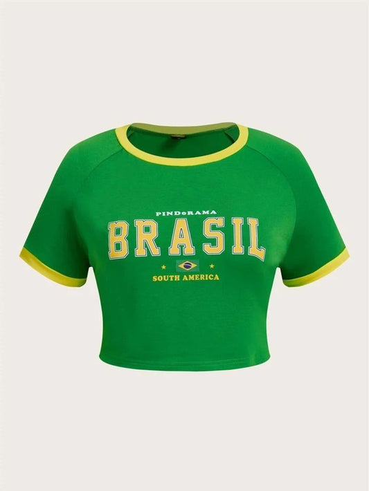 Brasil Cropped Top