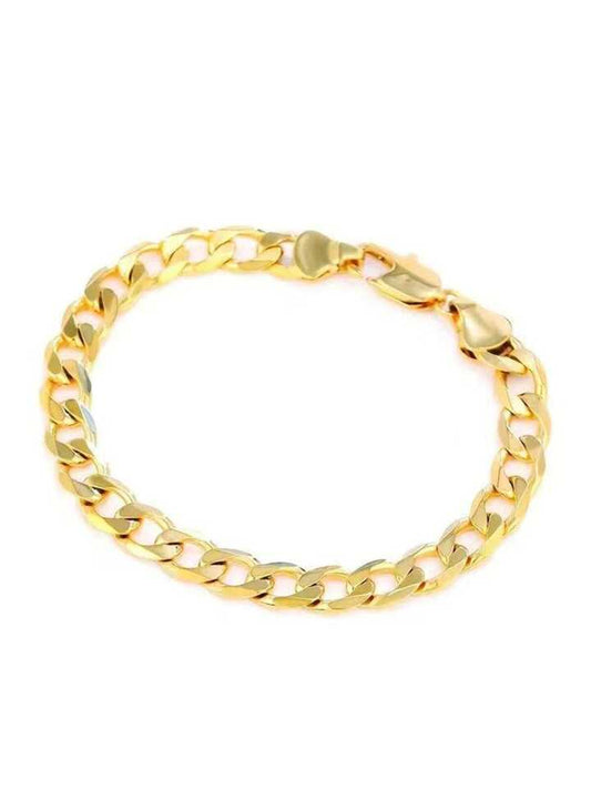 Unisex Gold Cuban Bracelet