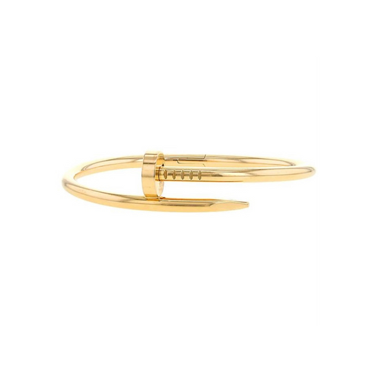 Unisex Gold Nail Bracelet