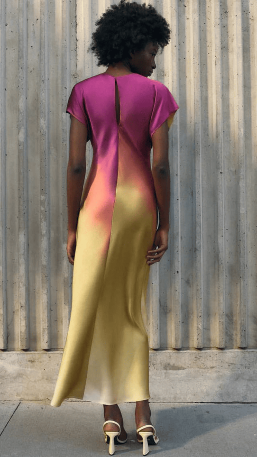 Tye & Dye Silk Dress - Image 2