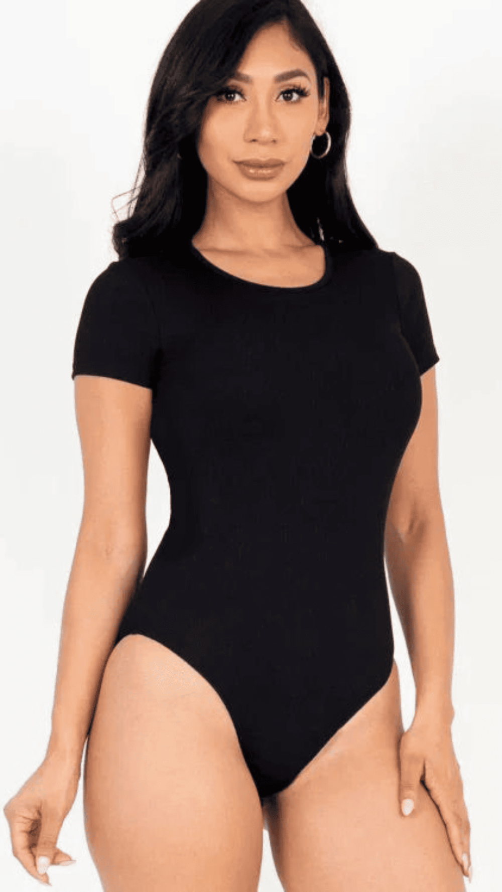 Round Neck Sleeve Bodysuit