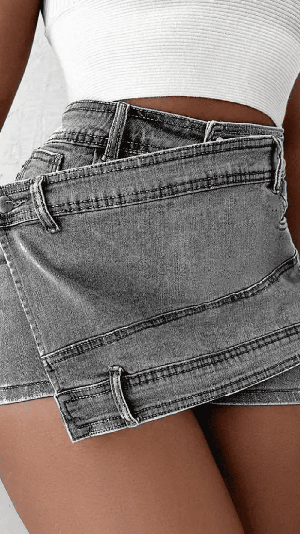 Denim Skort