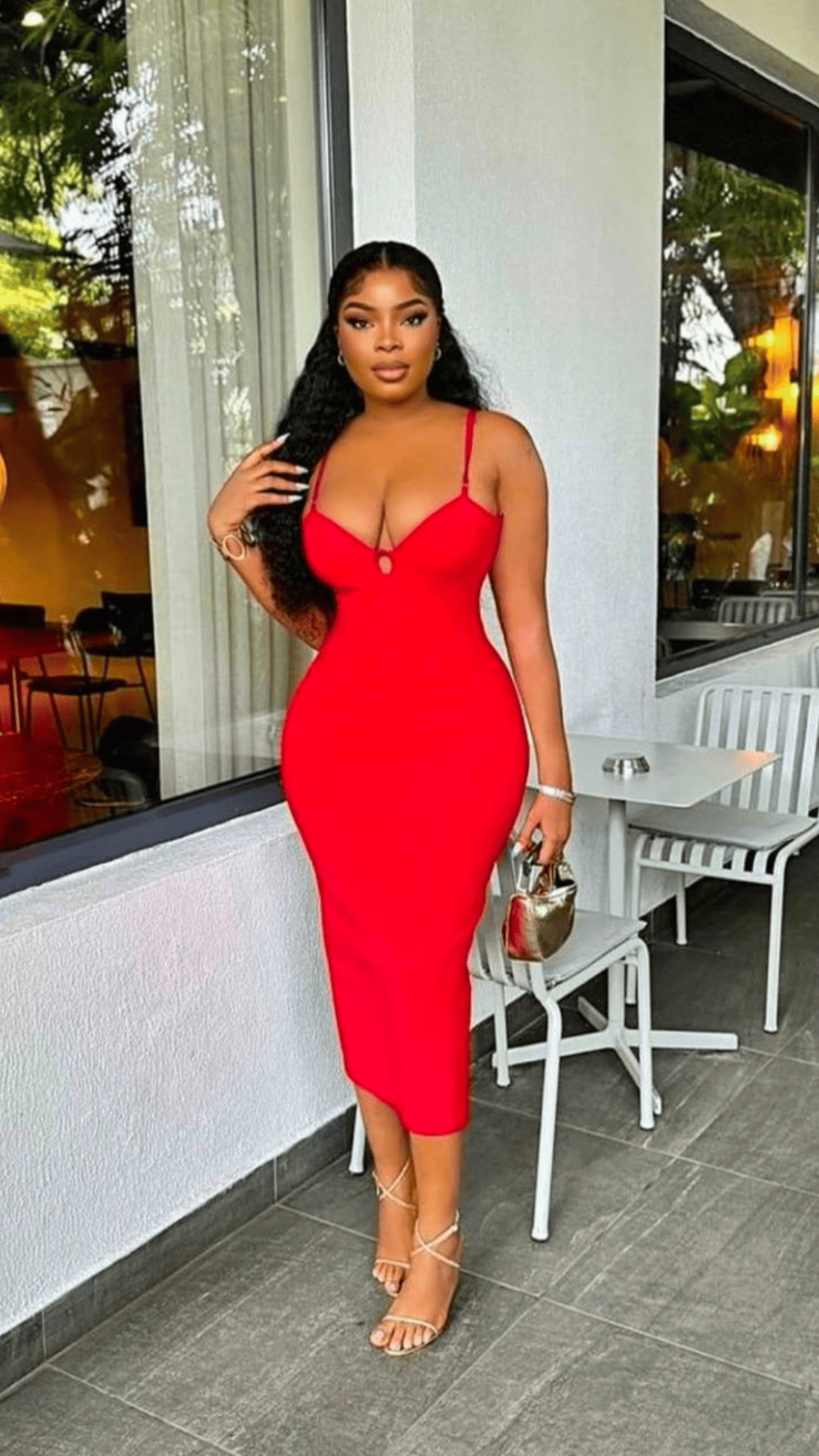 Thin Handed Bandage Dress