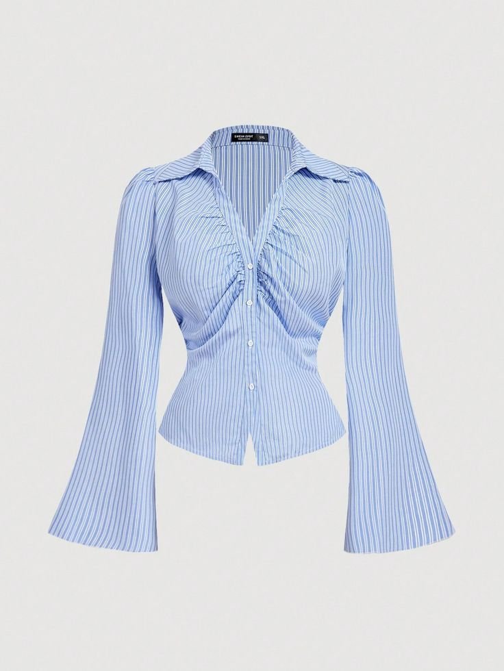 V-Necked Long Sleeves